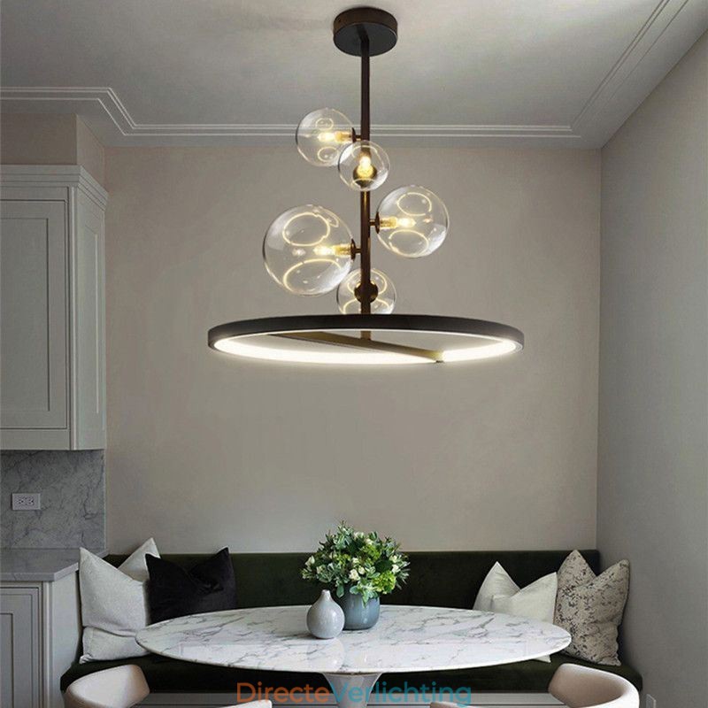 Moderne hanglampen armatuur kroonluchter glazen bubbel hanglamp