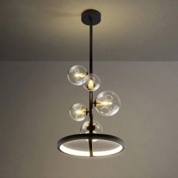 Moderne hanglampen armatuur kroonluchter glazen bubbel hanglamp