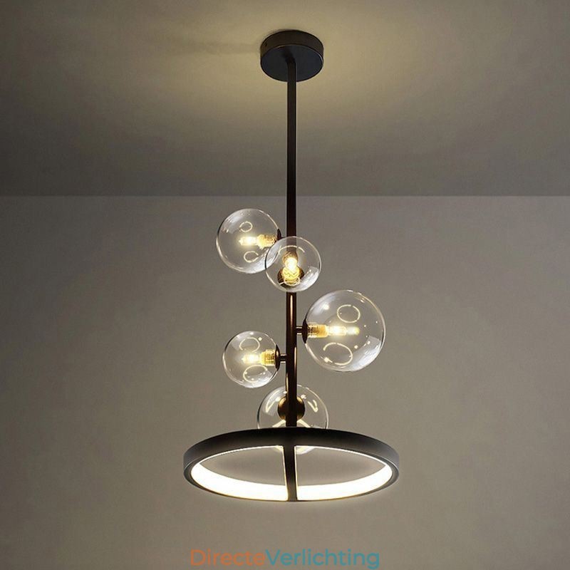 Moderne hanglampen armatuur kroonluchter glazen bubbel hanglamp