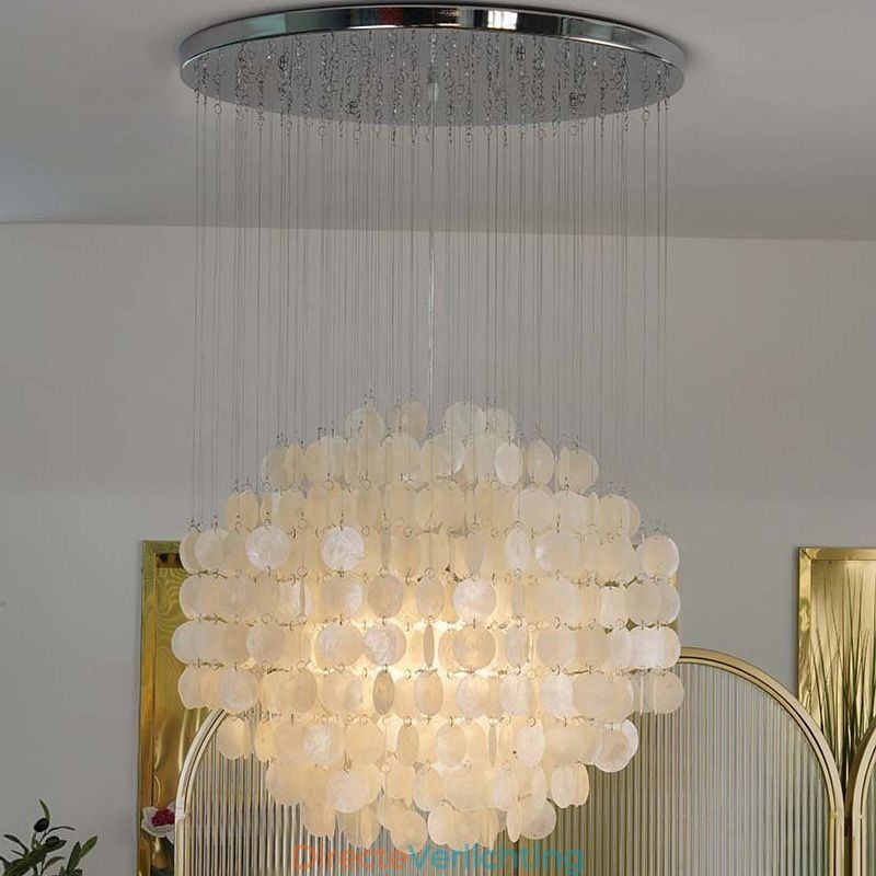 Moderne schelp hanglamp eigentijdse hangende plafondverlichting eetkamer