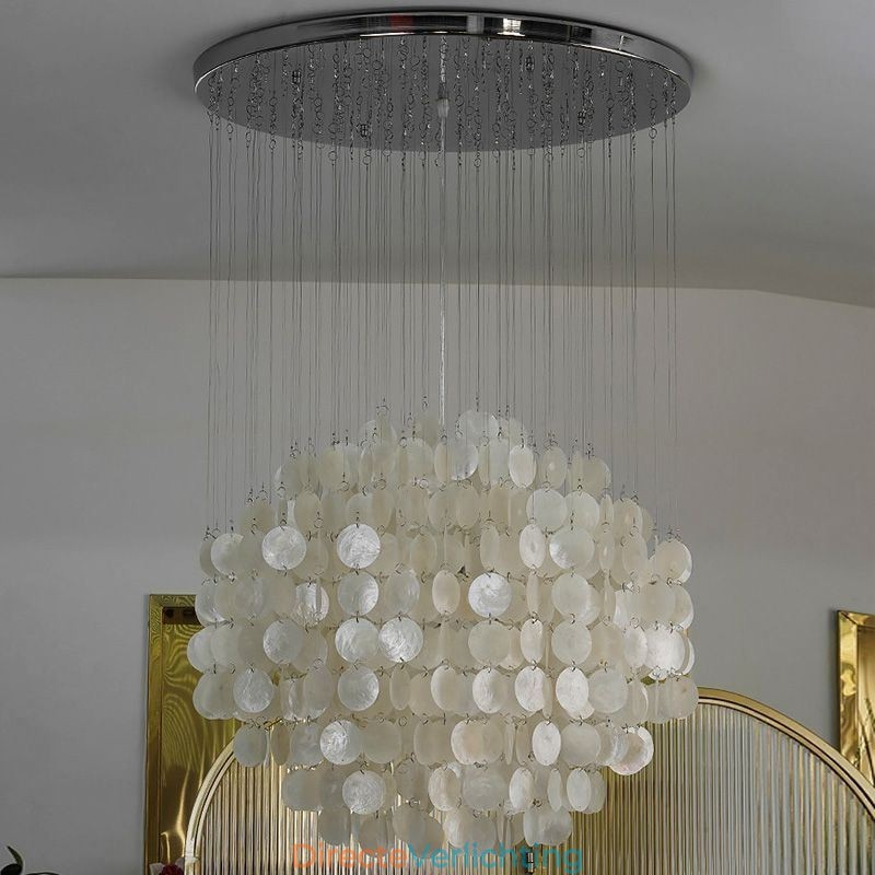 Moderne schelp hanglamp eigentijdse hangende plafondverlichting eetkamer