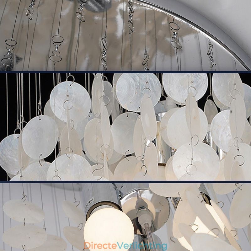 Moderne schelp hanglamp eigentijdse hangende plafondverlichting eetkamer