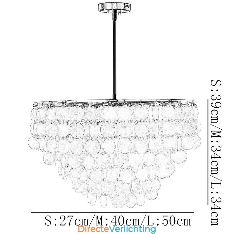 Europese schelp hanglamp moderne hanglamp