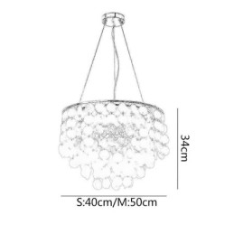 Moderne witte schelp plafondlamp hanglamp kroonluchter