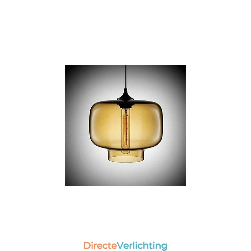 Flesontwerp Hanglamp 1 Licht Concise Iron Schilderij
