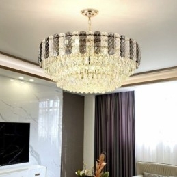 Luxe Europese hanglamp Kristallen plafondlamp