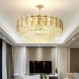 Luxe Europese hanglamp Kristallen plafondlamp