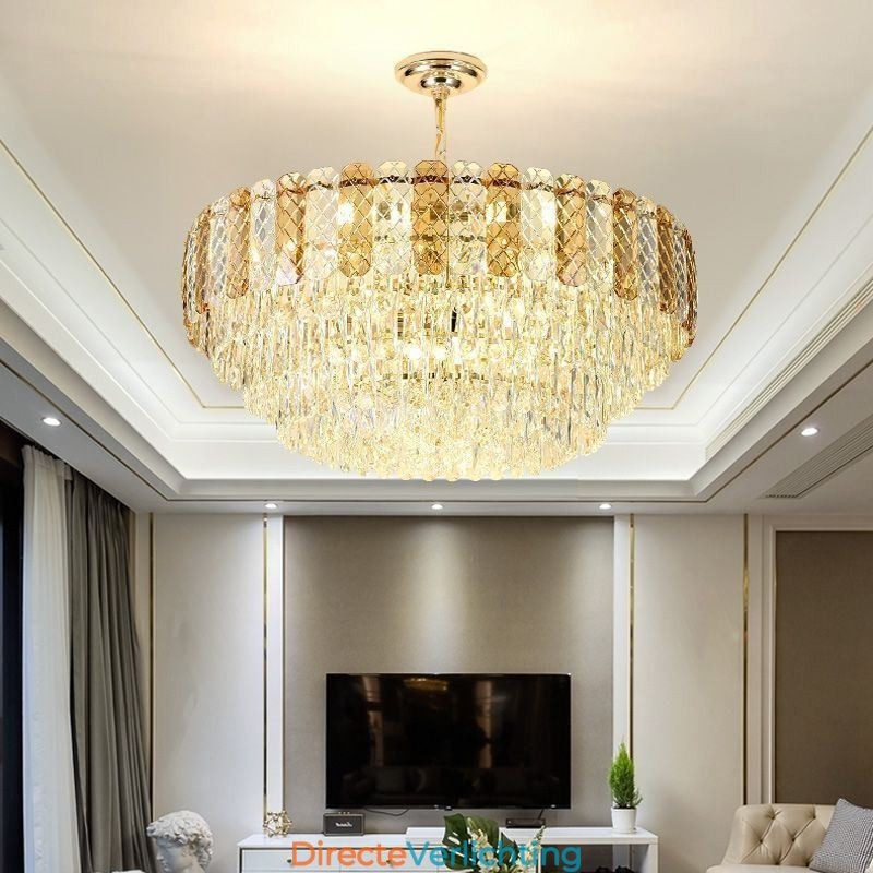 Luxe Europese hanglamp Kristallen plafondlamp