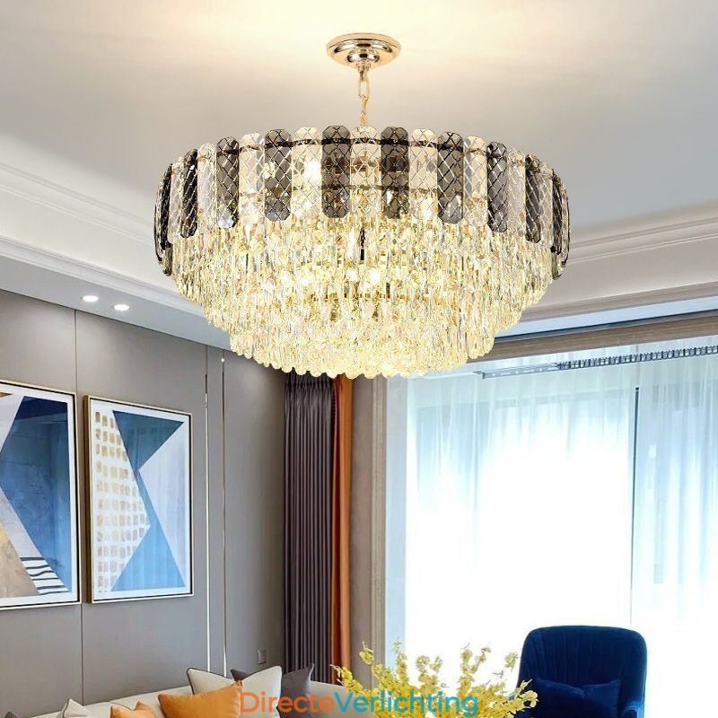 Luxe Europese hanglamp Kristallen plafondlamp