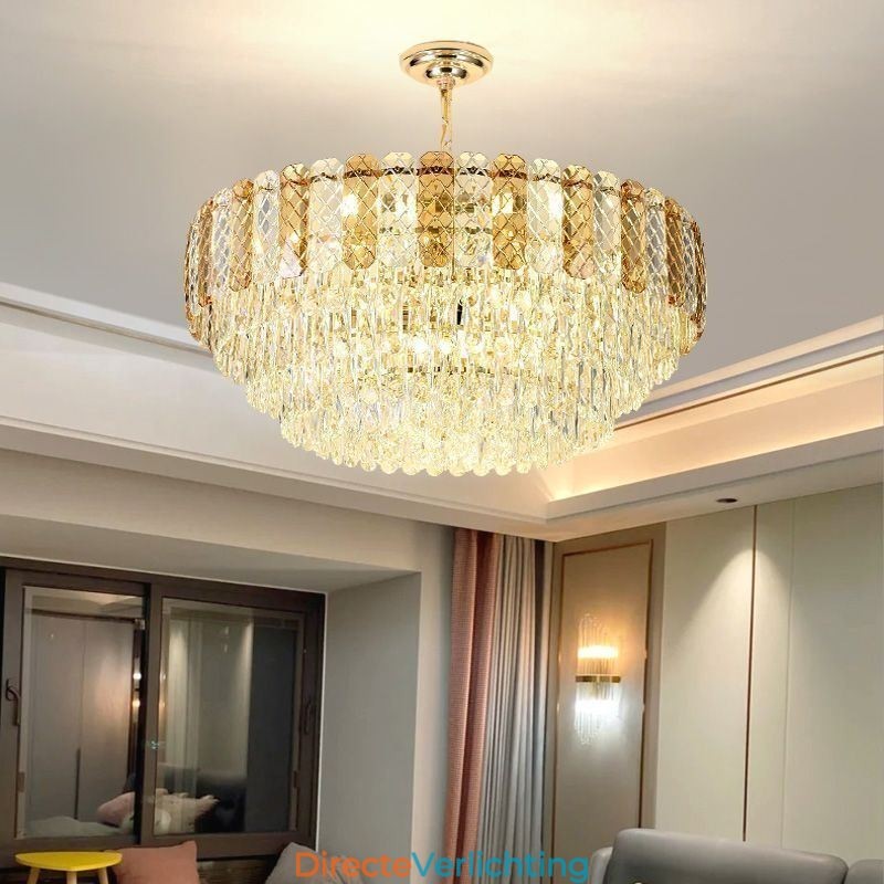Luxe Europese hanglamp Kristallen plafondlamp