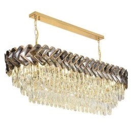Europese Kristallen Hanglamp Luxe Ovale Plafondlamp