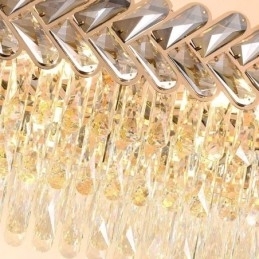 Europese Kristallen Hanglamp Luxe Ovale Plafondlamp