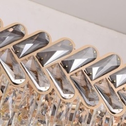 Europese Kristallen Hanglamp Luxe Ovale Plafondlamp