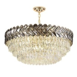Kristallen hanglamp goud plafondlamp armatuur
