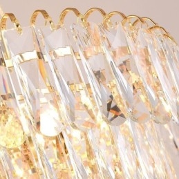 Moderne kristallen hanglamp, hedendaagse plafondverlichting, armaturen