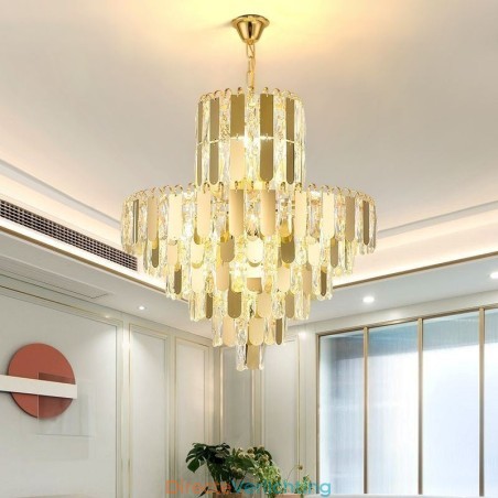 Moderne kristallen hanglamp, hedendaagse plafondverlichting, armaturen Moderne kristallen hanglamp, hedendaagse plafondverlichting, armaturen