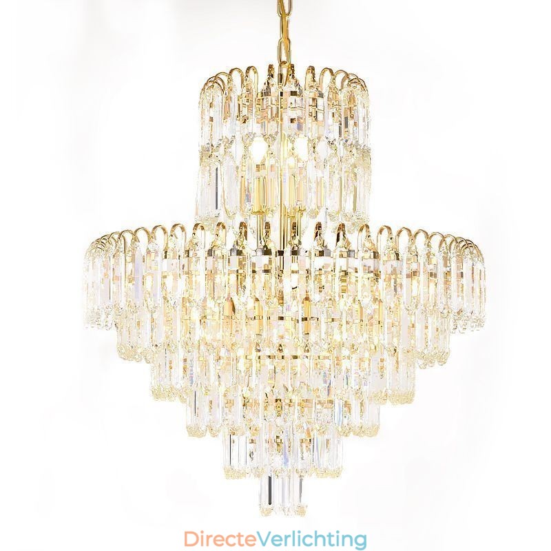 Elegante hanglamp kristal ronde plafondverlichtingsarmatuur