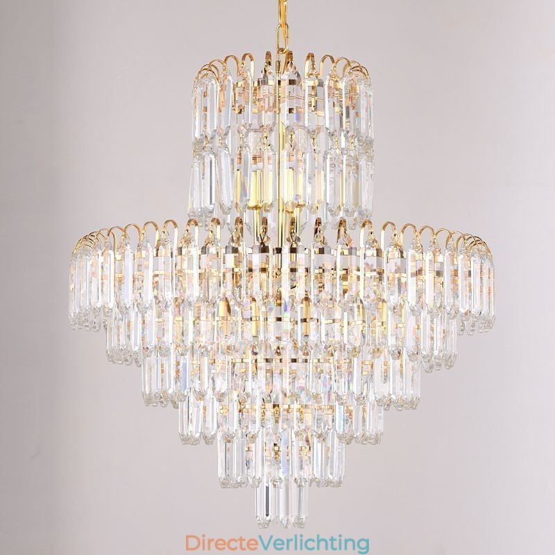 Elegante hanglamp kristal ronde plafondverlichtingsarmatuur