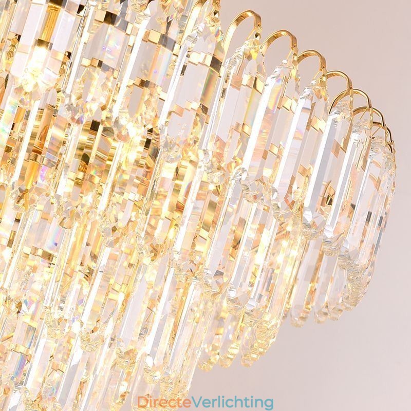 Elegante hanglamp kristal ronde plafondverlichtingsarmatuur