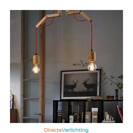 Kroonluchter Mini Stijl Modern Hedendaags Hout Bamboe Kroonluchter Mini Stijl Modern Hedendaags Hout Bamboe