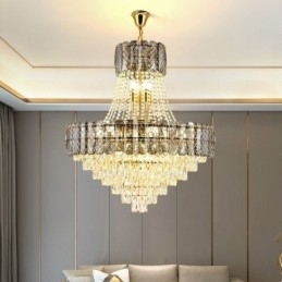 Moderne kristallen hanglamp ronde plafondverlichtingsarmatuur