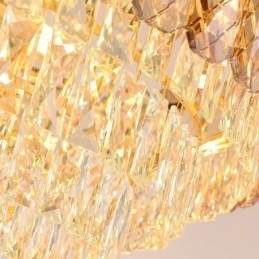 Moderne kristallen hanglamp ronde plafondverlichtingsarmatuur