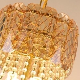 Moderne kristallen hanglamp ronde plafondverlichtingsarmatuur