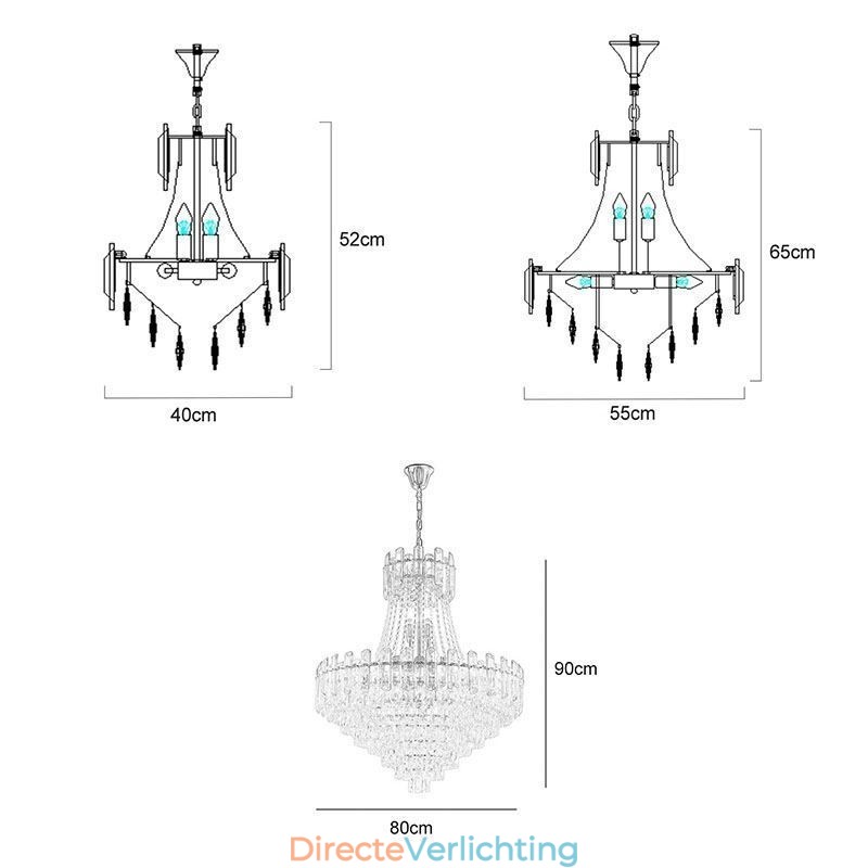 Moderne kristallen hanglamp ronde plafondverlichtingsarmatuur