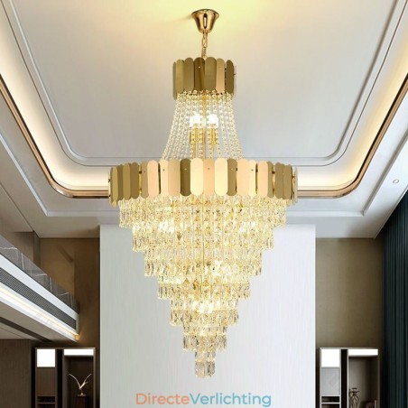 Europese Kristallen Hanglamp Conische Hanglamp Europese Kristallen Hanglamp Conische Hanglamp