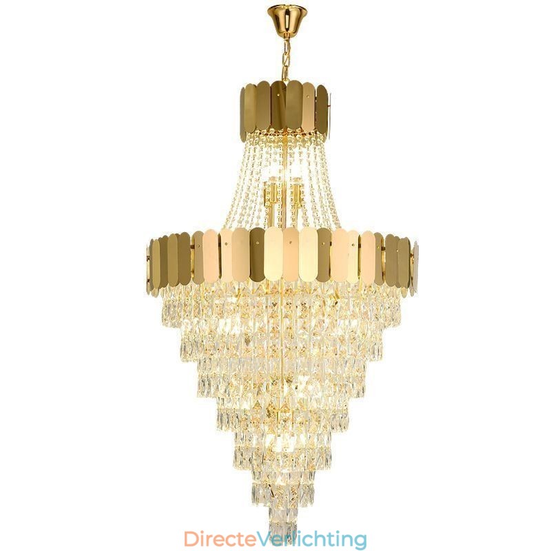 Europese Kristallen Hanglamp Conische Hanglamp