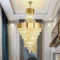 Europese Kristallen Hanglamp Conische Hanglamp