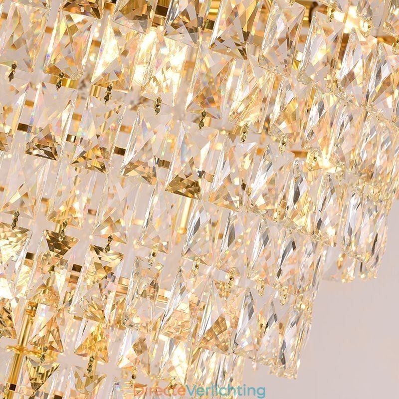 Europese Kristallen Hanglamp Conische Hanglamp