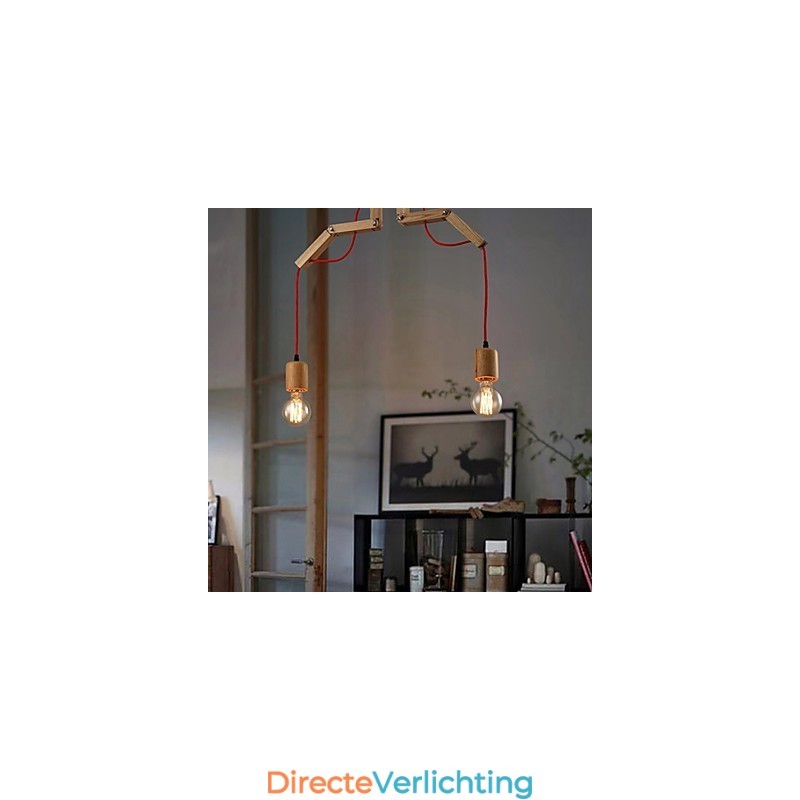 Kroonluchter Mini Stijl Modern Hedendaags Hout Bamboe