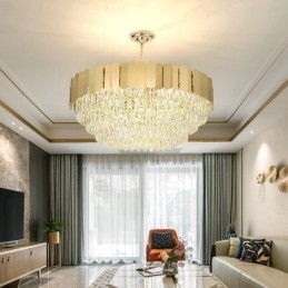 Moderne hanglamp Kristal Ronde Hangende Plafondlamp