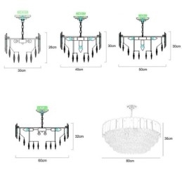 Moderne hanglamp Kristal Ronde Hangende Plafondlamp