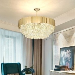 Moderne hanglamp Kristal Ronde Hangende Plafondlamp