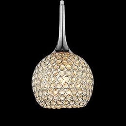 Moderne eigentijdse kristallen chromen metalen kroonluchter