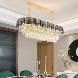 K9 Kristallen Hanglamp Luxe Ovale Hanglamp