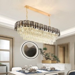 K9 Kristallen Hanglamp Luxe Ovale Hanglamp