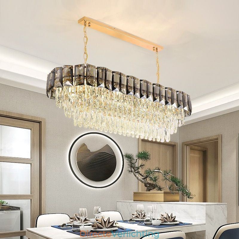 K9 Kristallen Hanglamp Luxe Ovale Hanglamp