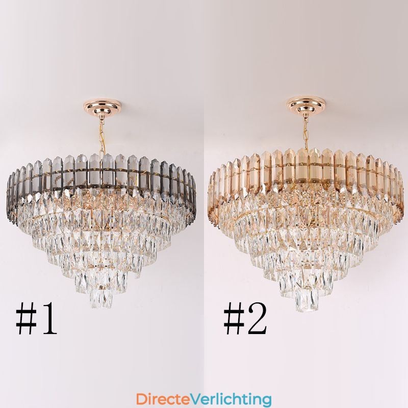 Moderne kristallen hanglamp plafondverlichtingsarmatuur