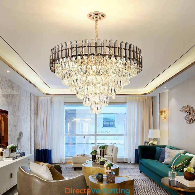 Moderne kristallen hanglamp plafondverlichtingsarmatuur