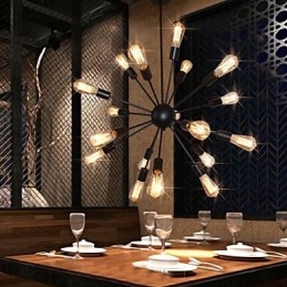 Landelijke ontwerpers antieke messing metalen kroonluchter