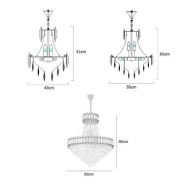 Moderne kristallen hanglamp plafondlamp