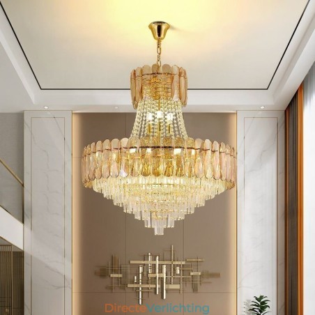 Europese Kristallen Hanglamp Hedendaagse Plafondlamp Europese Kristallen Hanglamp Hedendaagse Plafondlamp