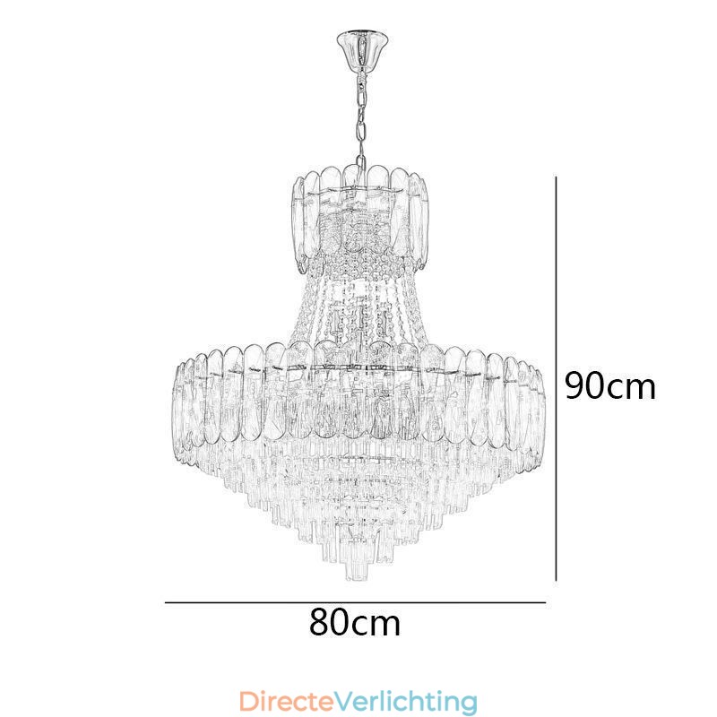 Europese Kristallen Hanglamp Hedendaagse Plafondlamp