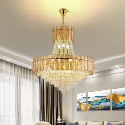 Europese Kristallen Hanglamp Hedendaagse Plafondlamp