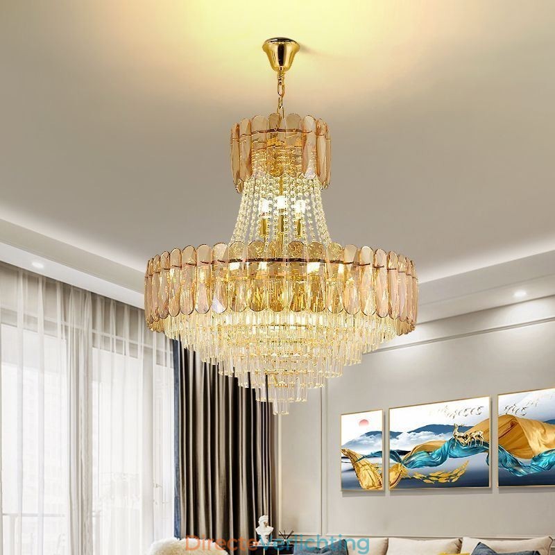 Europese Kristallen Hanglamp Hedendaagse Plafondlamp