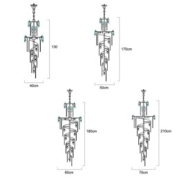 Moderne luxe kristallen hanglamp hanglamp