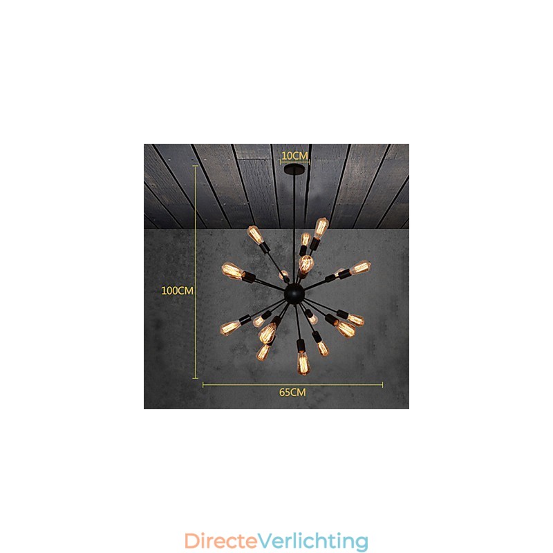Landelijke ontwerpers antieke messing metalen kroonluchter